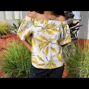 Over the shoulder top